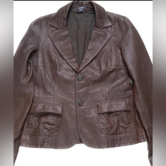 KENNETH COLE REACTION LEATHER JACKET - Picture 2 of 5